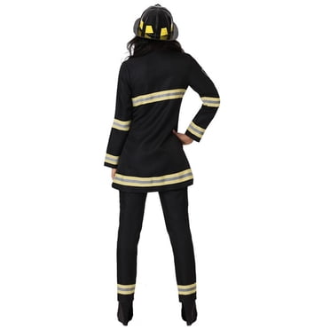 Déguisement de Pompier Noir pour Femme