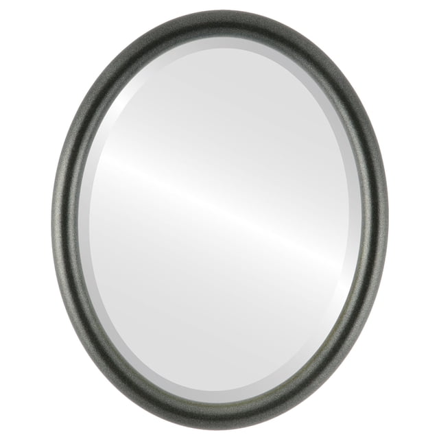 Miroir Encadré Pasadena - Noir Argent