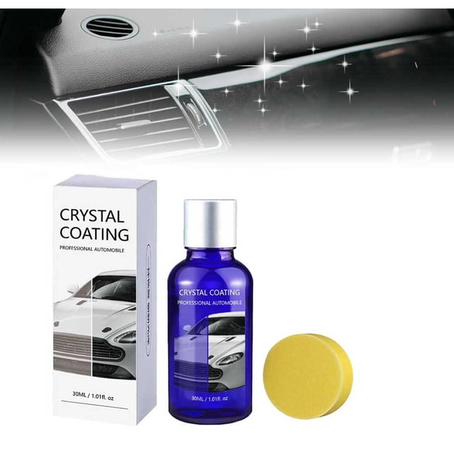Dpityserensio Plastic for Cars Ceramic Plastic Coating Trims Resists Water Rays Dirt Ceramic Coating Not Dressing Hydrophobic Trims Coating Highly 30ml