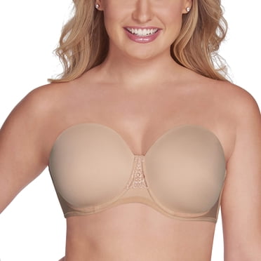 Vanity Fair Women's Beauty Back Smoothing Strapless Bra (34B-44DD), Rose Beige, 34B