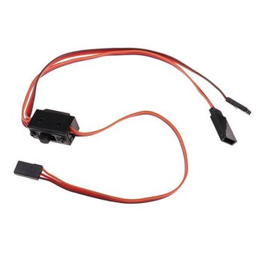 Yinanstore 2X RC Drone Multi-Rotor Servo Connecteur JR Commutateur Harnais avec Fil de Charge 2 Pcs