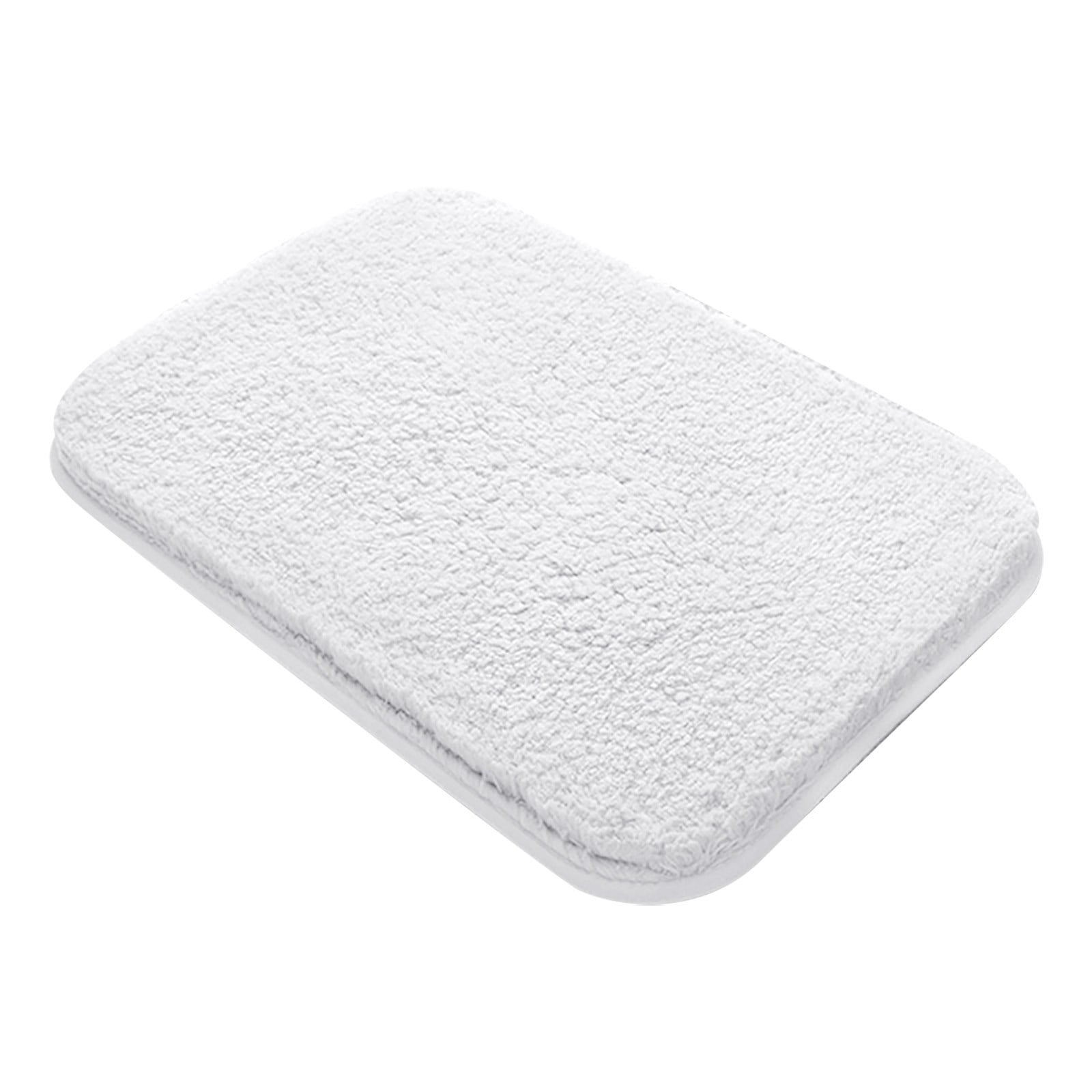 Clearance Sales! Bathroom Rugs Bath Mat Absorbent Microfiber Bath Rugs Non Slip Plush Shaggy Shower Mat For Bathroom Floor Tub Machine Washable Kitchen Mat Doormat White(24x16 Inch)