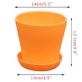 thumbnail image 4 of 3 Pcs Pots de Balcon en Résine Pp, Conception à Dessus Ouvert, Matériau Plastique Durable, Verdure Moderne, pour Jardins Domestiques, Jardinières d'Extérieur, Résistant aux Intempéries, Grande Capacité, Déco de Jardin, Jardinières de Patio Hzhnb, 4 of 7