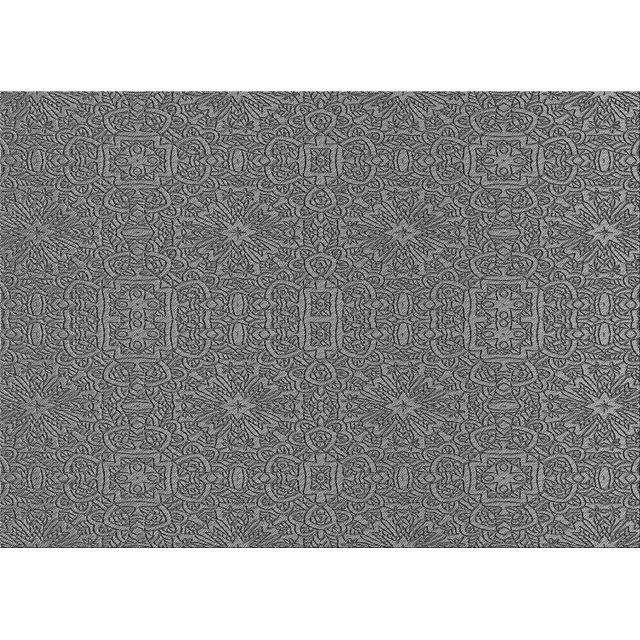 Ahgly Company Tapis Rectangulaire Lavable en Machine Intérieur Transitionnel Gris Foncé, 5 Pieds x 7 Pieds