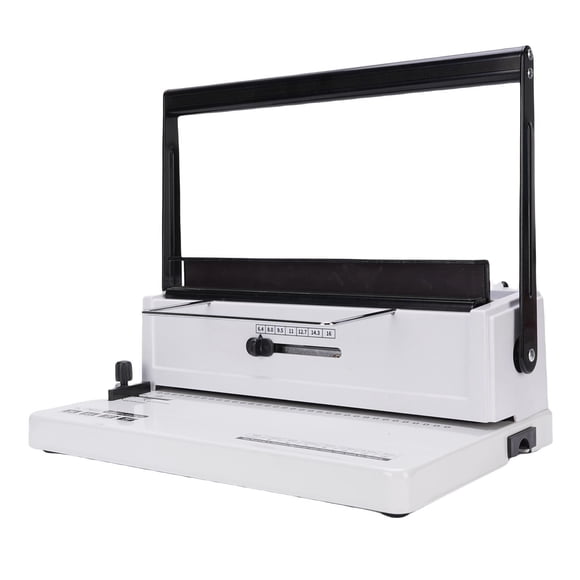 Spiral Binding Machine 20 Sheet Punching 34 Square Holes 140 Sheet Binding Capacity Coil Binding Machine