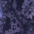 thumbnail image 1 of Ahgly Company Tapis d'Intérieur Lavable en Machine Carré Transitionnel Violet Pervenche Profond, 6 Pieds Carré, 1 of 7