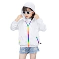 thumbnail image 1 of Sunnyoo Kids Lightweight Sun Protection Jacket Summer Hooded Breathable Sun Shirt Coat, 1 of 8