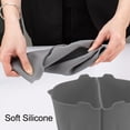 thumbnail image 4 of Silicone Slow Cooker Divider Liner, 2Pcs 6-7QT Cook Pot for Home Restaurant, Protects Bottom, Extends Lifespan, Cook Two Dishes in One Pot, Food Grade, Easy to Clean, Dishwasher, 4 of 7