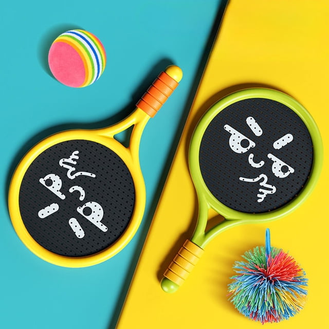 YANGHONGY Children's Entry Tennis Toys Silent Outdoor Training Sports Rackets Indoor Sports Parent-child Interaction Badminton Rackets
