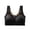 Black, variant on Front Closure Lace Push Up Bra with Side Coverage and Back Support for Everyday Comfort and Seamless Lift