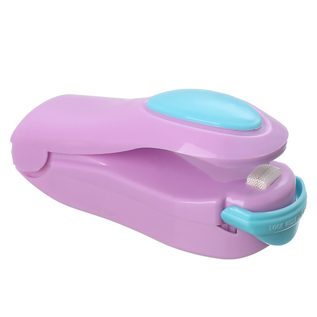 Mini Scelleuse de Sacs, Mini Scelleuse Portative pour la Maison, Scelleuse de Sacs Thermique Portative, Mini Scelleuse de Sacs Thermique Machine de Scellage Machine de Scellage à Pression Manuelle pour Conserver l'Air et Conserver les Aliments