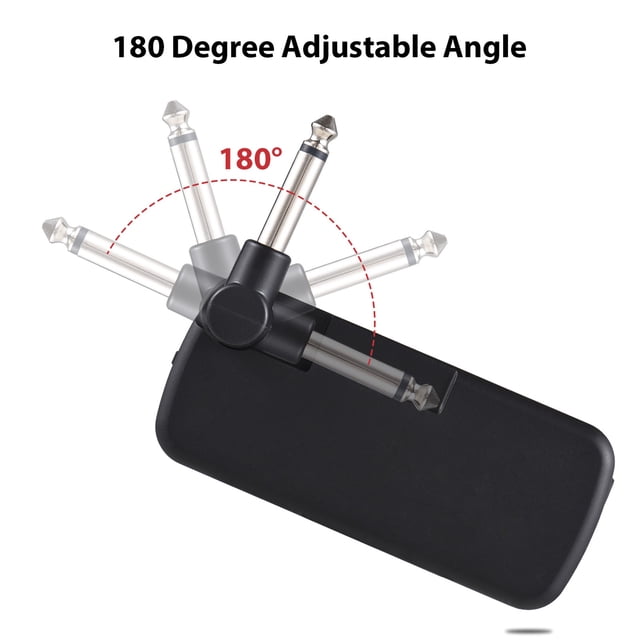 Mini Amplificateur Basse Électrique Portable avec 3 Haut-Parleurs Intégrés, Simulations avec Entrée Audio AUX, Chargement OTG