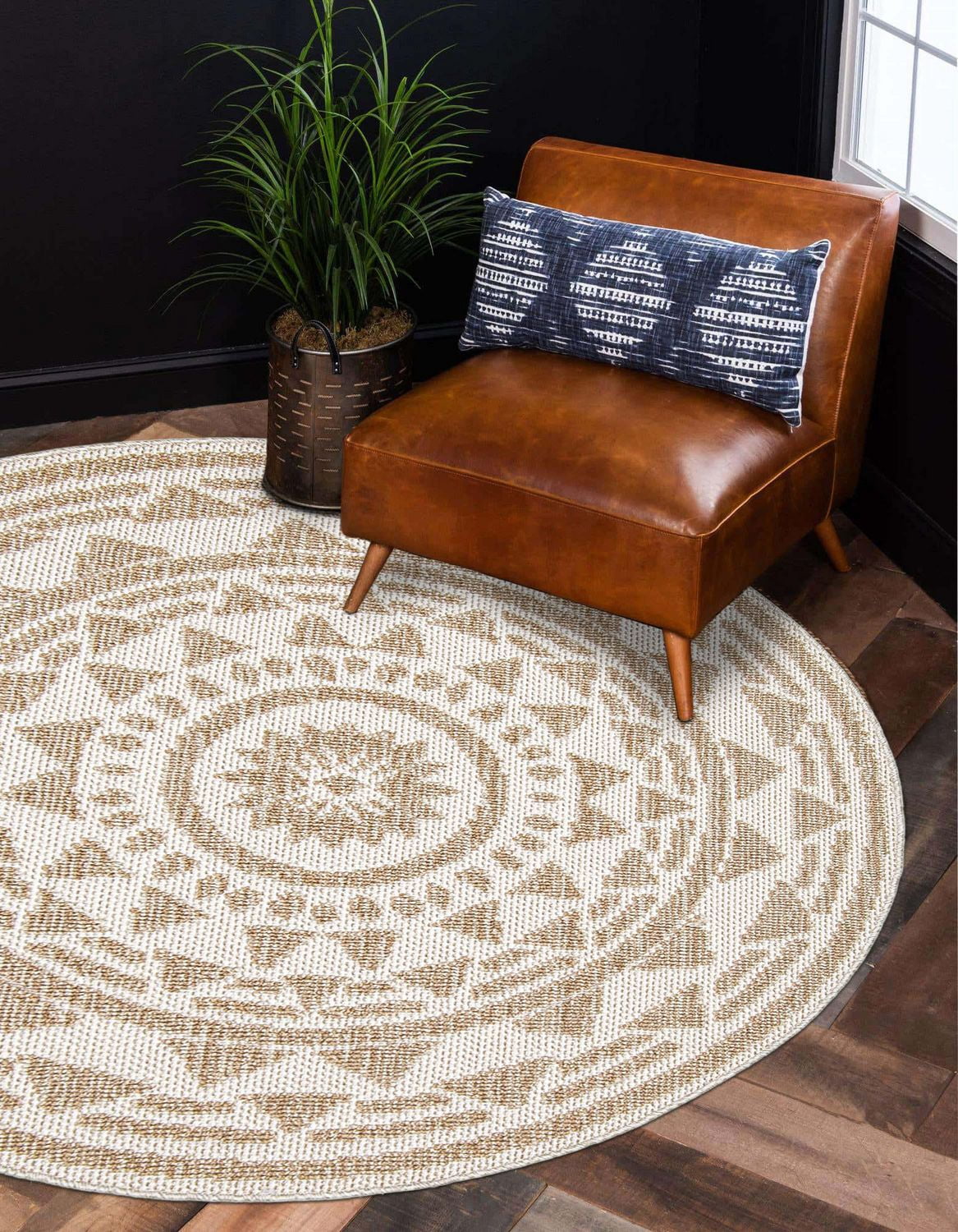 Tapis ECARPET Style Jute pour Chambre à Coucher, Salon