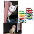 thumbnail image 4 of 2pcs avec Colliers de Cloche Sécurité Délicate Casual Nylon Collier de Chien Sangle de Cou Mode Réglable Cloche pour Animaux de Compagnie Chat Collier de Chien (Violet), 4 of 4
