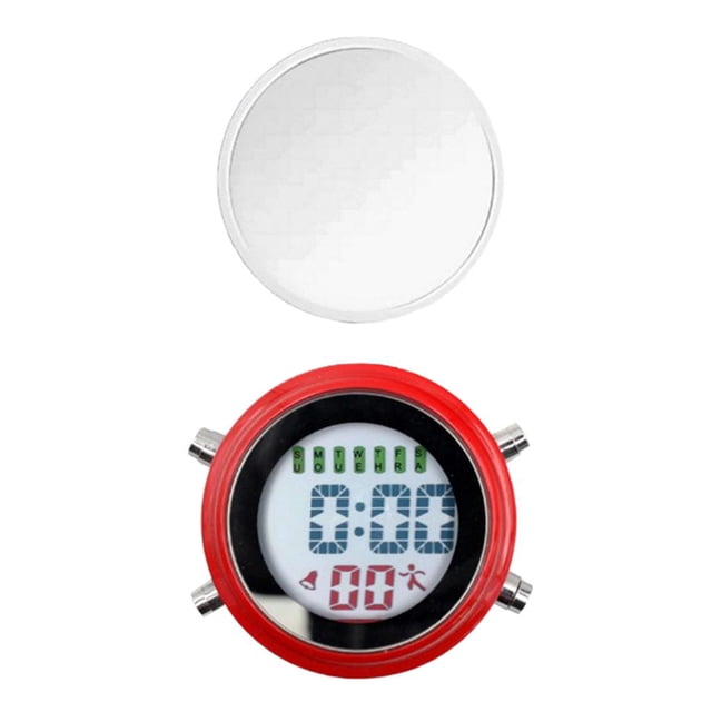 Abbracc Digital Alarm Clock Digital Clock Waterproof Radio Controlled Alarm Clock with