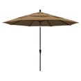 thumbnail image 1 of California Umbrella 11' Patio Umbrella in Straw, 1 of 2