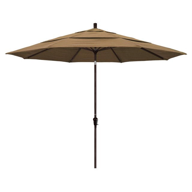California Umbrella 11' Patio Umbrella in Straw