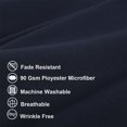 thumbnail image 3 of PiccoCasa 2 Pcs Body Pillowcases Microfiber Envelope Long Pillowcover, King Navy, 3 of 8