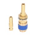 thumbnail image 2 of Torch Hose Adapter, No Leakage  Easy To Install High Hardness Quick Coupler Kit Brass And Rubber  For MIG TIG Welding  Blue, 2 of 8