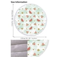 thumbnail image 1 of Birdeem Serviette de Plage Ronde en Microfibre Imprimée Super Légère Serviette de Bain Colorée Anti-Sable Couverture de Plage Tapis de Plage Serviette Multi-Usage pour Voyage Piscine, 1 of 1