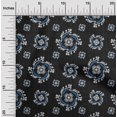thumbnail image 2 of oneOone Viscose Chiffon Black Fabric Florals Craft Projects Decor Fabric Printed By The Yard 42 Inch Wide, 2 of 4
