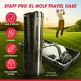 thumbnail image 3 of SKB Cases ATA Staff Pro XL Hard Plastic Storage Wheeled Golf Travel Case, 3 of 10