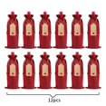 thumbnail image 1 of Christmas Wine Bottle Cover Set Linen Red Wine Packaging Bag With Tag 12 in x 4 in, 1 of 1