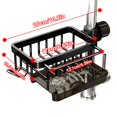 thumbnail image 3 of Shower Soap Dish With Hook Kitchen Sink Faucet Organizer 2024 New Dish Sponge Holder Over Faucet Kitchen Sink Caddy Organizer Multifunction Organizer Rack For 0.71.1inch Round Water Pipe Black, 3 of 8