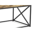 thumbnail image 3 of Safdie & Co. Table De Salon 44L Bois Brun Récupéré Métal Noir, 3 of 9
