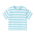 thumbnail image 4 of Akiihool T-Shirts Unis pour Garçons T-Shirts à Manches Courtes d'Été à Col Rond pour Enfants une Pièce (Bleu Pâle, 13-14 Ans), 4 of 4