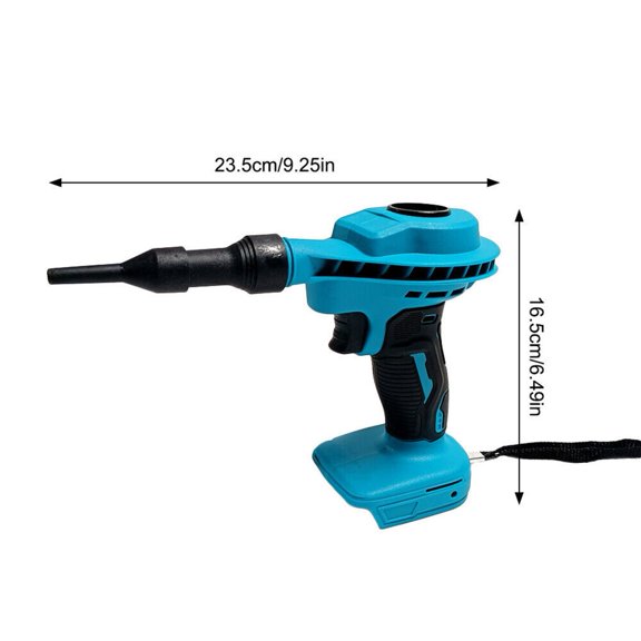 Souffleur de Poussière Sans Fil Gonfleur Aspirateur Fonction Multifonction pour Batterie