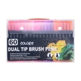 thumbnail image 2 of 120ml Large Capacity Double Ended Watercolor Pen Set For Children Washable Non Staining Colored Marker For Doodling And Cartoons Outlining, 2 of 7