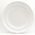 thumbnail image 2 of Euro Ceramica Essential Collection Porcelain Entertaining Dinnerware and Serveware Large Serving Bowl Inverted Rim Design Classic White, 2 of 5