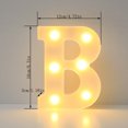 thumbnail image 3 of EQWLJWE LED Marquee Sign Light Up Letters,26 Alphabet Light Up Letters Sign,LED Marquee Letter Lights Sign,LED Letter Lights Sign,Light Up Alphabet Letter for Home Party Wedding Decoration, 3 of 9