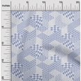 thumbnail image 2 of oneOone Polyester Spandex Light Blue Fabric Geometrical Mix Sewing Craft Projects Fabric Prints By Yard 56 Inch Wide, 2 of 4