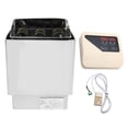 thumbnail image 1 of 4.5KW 220V Stainless Steel Bathroom Heating Sauna Steam Engine Stove Heater with Internal Controller, 1 of 6