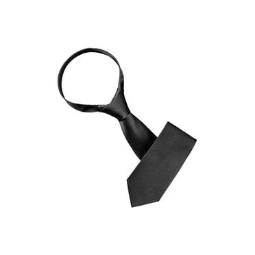 INSPIRE CHIC Cravates pour Hommes d'Halloween Unies Formelles Décontractées Fête Mariage à Nouer Soi-Même Noir