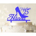 thumbnail image 1 of Custom Birthday Cake Topper Personalized Glitter Cake Topper Color Option Available 5-7 Inches Wide, 1 of 1
