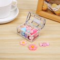 thumbnail image 3 of EIMELI Vintage Transparent Storage Box Candy Trinket Jewelry Holder Organizer Container, 3 of 8