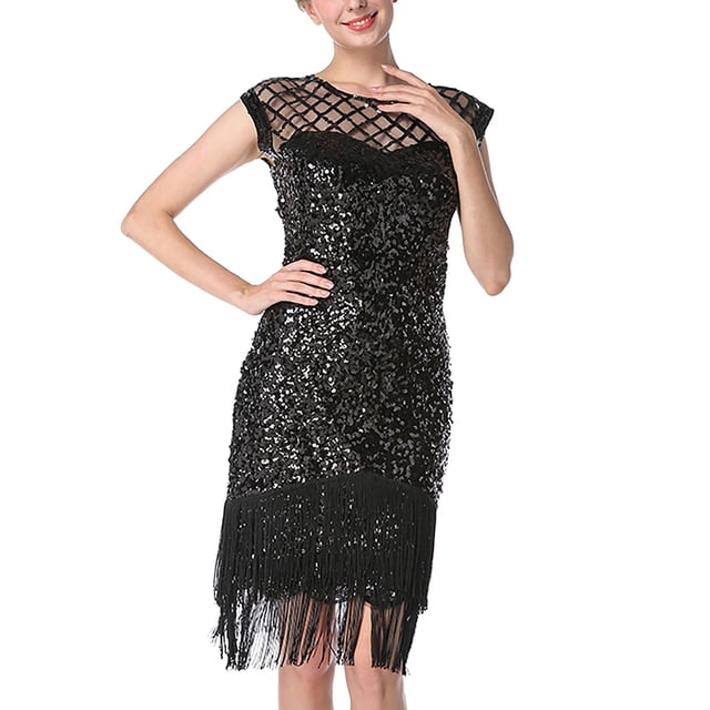 Ketyyh-chn99 Robes de Soirée pour Femmes Robes de Soirée pour Mariage Col en V Manches Courtes Robe de Soirée Élégante Maxi Robe de Fête Noir,TG