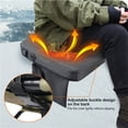 thumbnail image 3 of USB-Powered Heated Stadium Cushion with 3 Adjustable Temperature Gears, Waterproof Base & High-Density Memory Foam - Portable, Wear-Resistant Cationic Fabric Seat Pad for Sports Games, Camping & Cold, 3 of 7