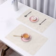 thumbnail image 3 of Dining Table Runner Fashionable and Beautiful Table Runner Leather Placemats Double Sided Western Style Household Heat Insulating Mats Modern Table Runner, 3 of 6