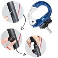 thumbnail image 3 of relayinert Aluminium Alloy Hanging Bag Hook For Mijia M365 /Pro Blue 1Set, 3 of 6