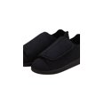 thumbnail image 1 of Silverts Men Extra Extra Wide Slippers, 13, Black, 1 of 2