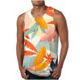 thumbnail image 1 of Birdeem Nouveau Débardeur Décontracté Mode Homme Été Floral Hawaïen Imprimé Sport Col Rond, 1 of 4