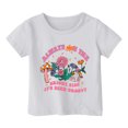 thumbnail image 1 of TZEWGL Tees For Infnat Graphic Print Round Neck Loose Short Sleeve Clothing For Infnants size 3-4T, 1 of 4