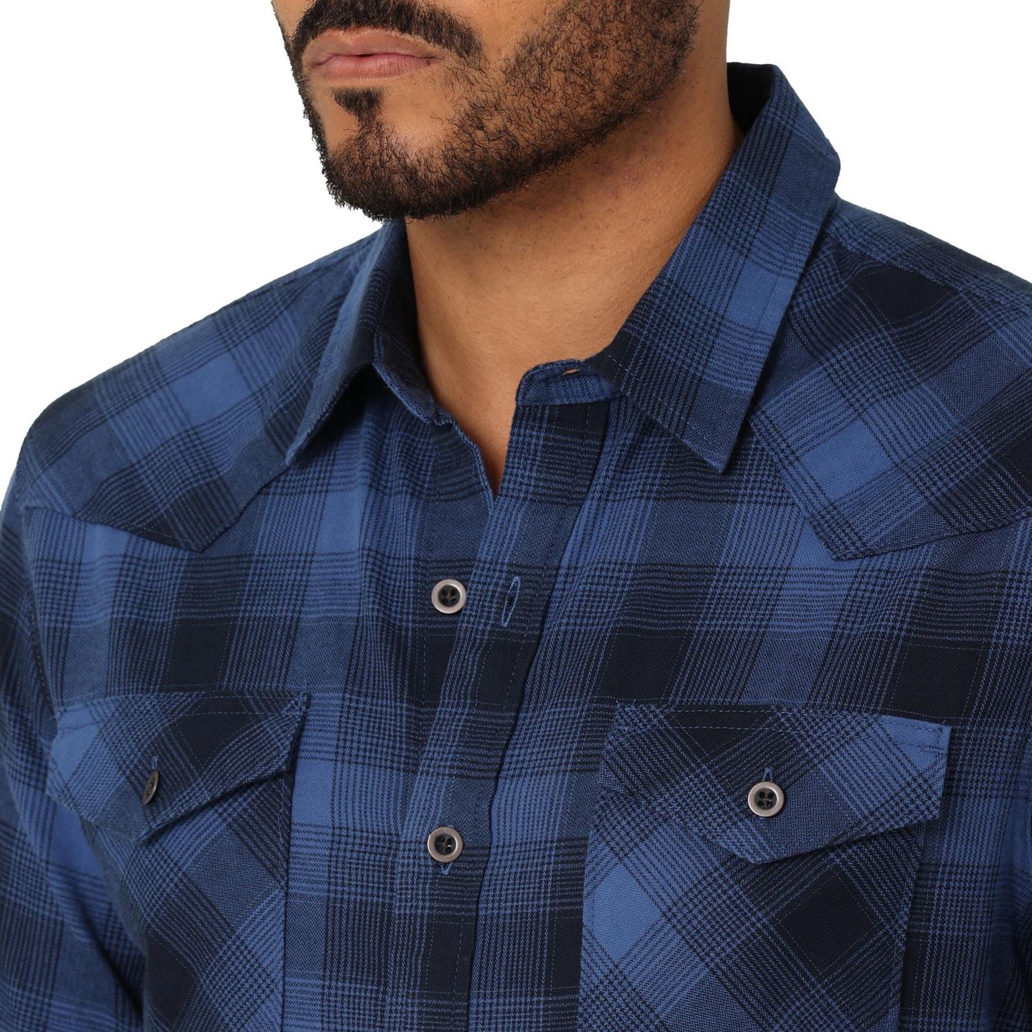 Wrangler Chemise Carreaux Manches Longues