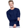 thumbnail image 1 of Hanes Beefy-T T-Shirt à Manches Longues pour Hommes, 2TG, Marine, 1 of 1