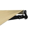 thumbnail image 4 of ALEKO Black Frame Retractable Home Patio Canopy Awning 12x10 ft, Ivory Color, 4 of 7