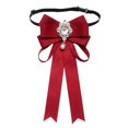 thumbnail image 3 of lionlar Nœud Papillon pour Femmes pour Dames, Fille, Ruban de Cou Ajustable pour Chemise, Nœud de Cou Polyvalent Rouge Foncé, 3 of 9